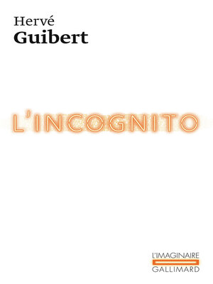 cover image of L'Incognito